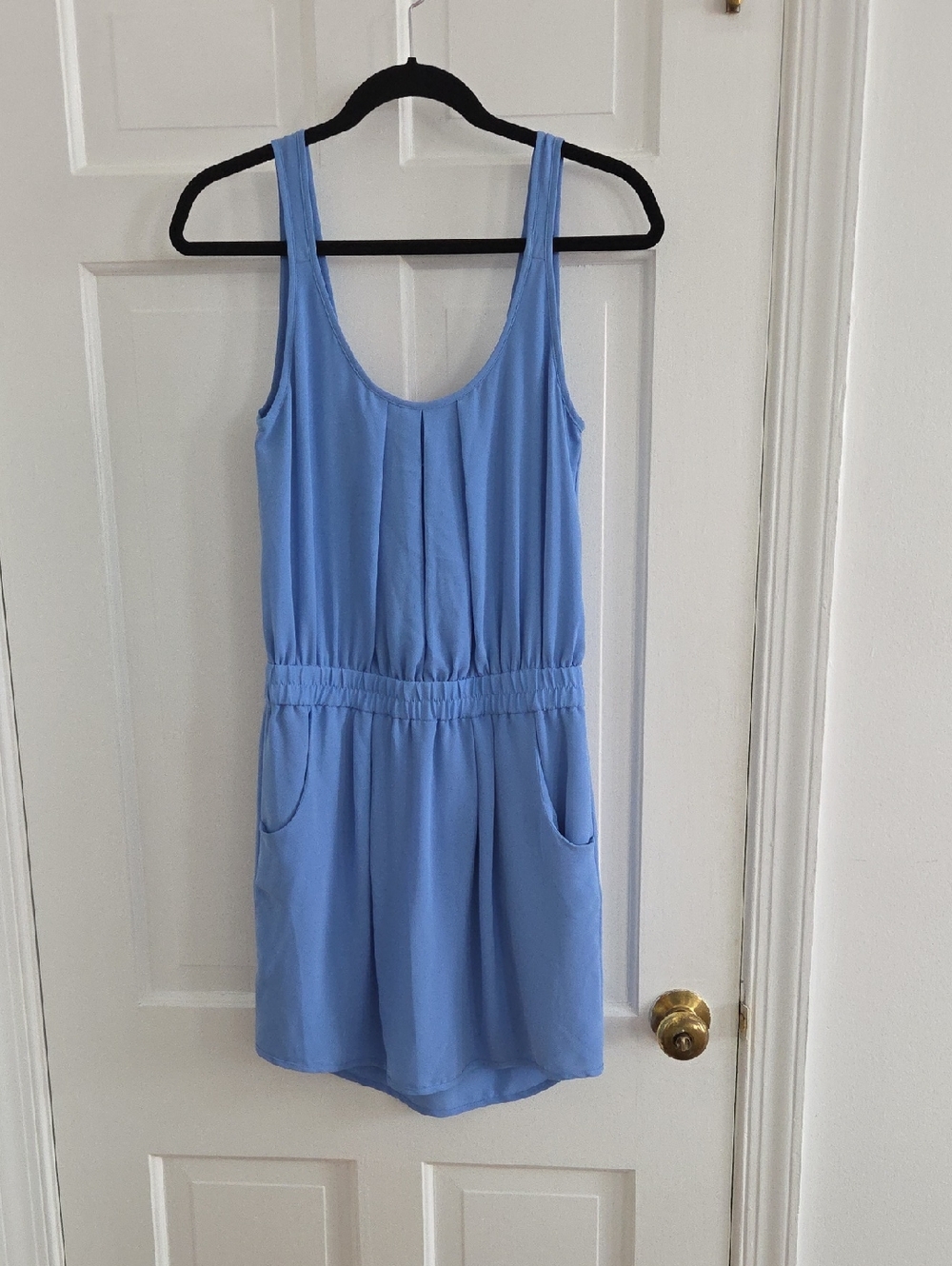 BCBGMaxAzria Light Blue Sleeveless Mini Dress